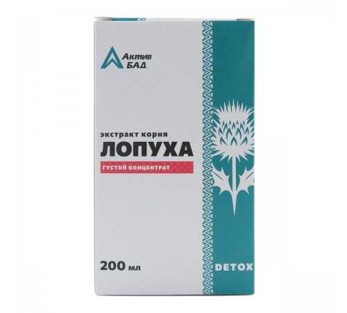 Экстракт корня лопуха АктивБад, 200 мл