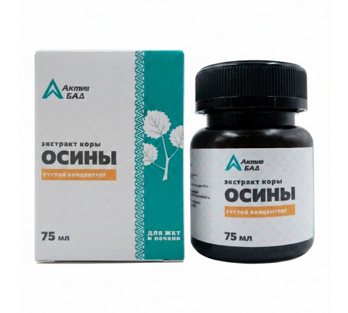 Экстракт коры осины АктивБад, 75 мл