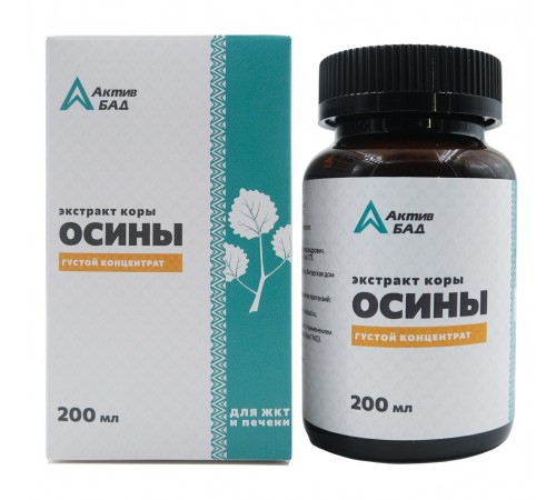 Экстракт коры осины АктивБад, 200 мл