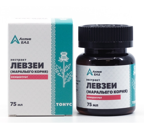 Экстракт левзеи (маральего корня) АктивБад, 75 мл