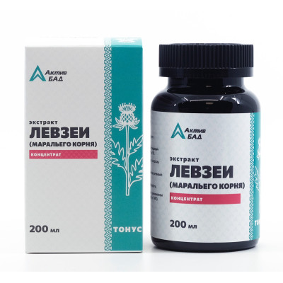 Экстракт левзеи (маральего корня) АктивБад, 200 мл