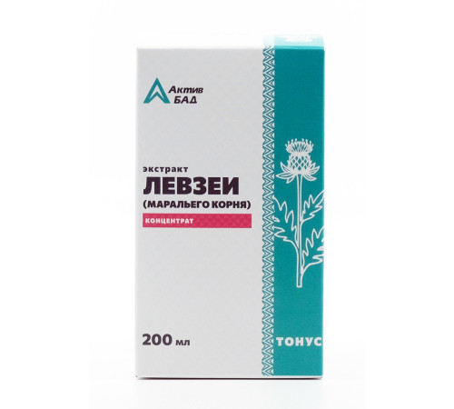 Экстракт левзеи (маральего корня) АктивБад, 200 мл