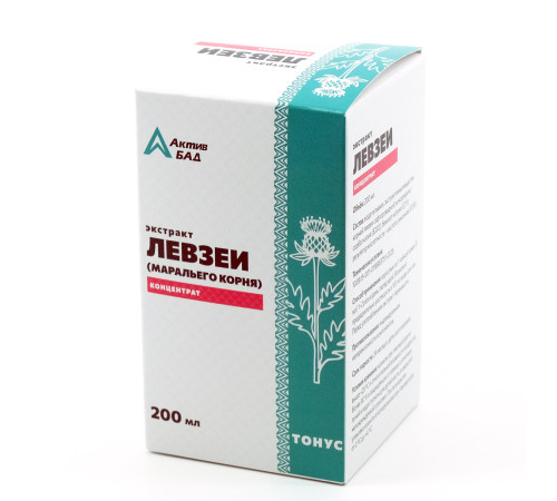 Экстракт левзеи (маральего корня) АктивБад, 200 мл