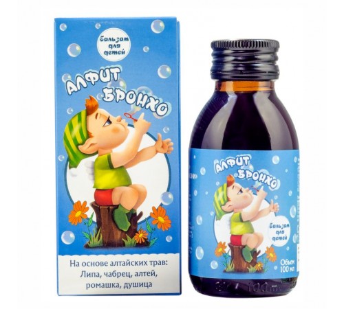 Бальзам АлфитБронхо серии Цветы жизни, 100 мл