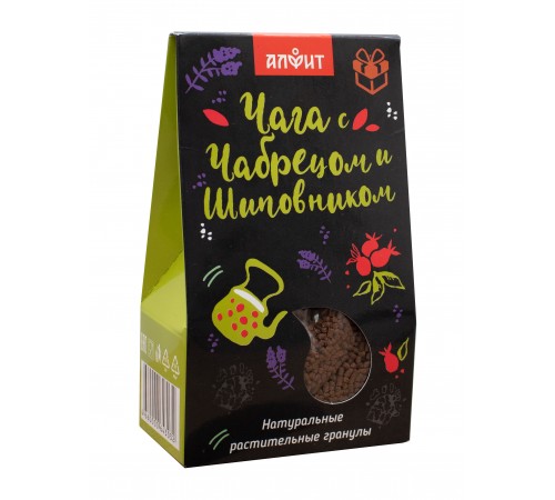 Фиточай гранулированный Чага с чабрецом и шиповником, 60 г