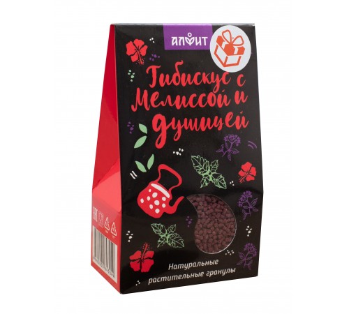 Фиточай гранулированный Гибискус с мелиссой и душицей, 60 г