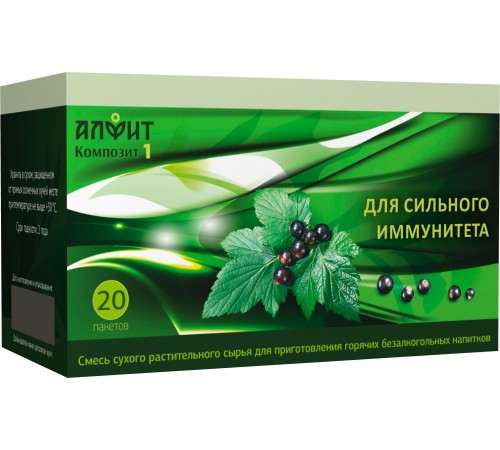 Фиточай Алфит Композит-1 Для сильного иммунитета, 20 пакетов