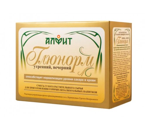 Фитосбор Глюнорм для нормализации уровня сахара