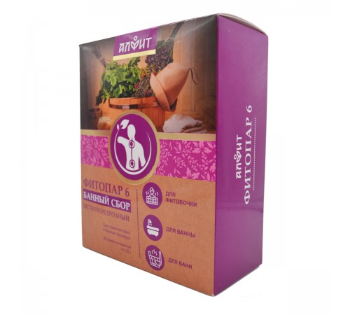 Сбор банный Фитопар-6 Остеохондрозный, 20 фильтр-пакетов по 25 г