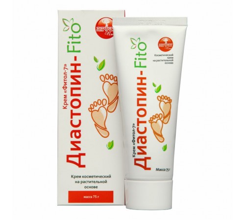 Крем Фитол-7 Диастопин-Fito для сухой кожи стоп, 75 г