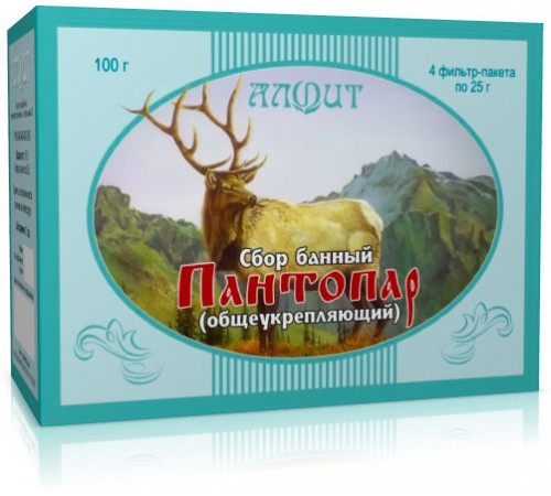 Сбор банный Пантопар, 4 фильтр-пакета по 25 г
