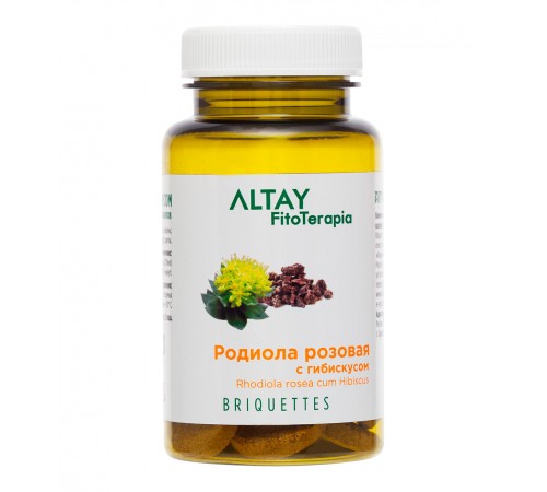 Родиола розовая (золотой корень) с гибискусом, 25 брикетов по 2 г