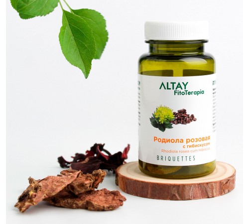 Родиола розовая (золотой корень) с гибискусом, 25 брикетов по 2 г
