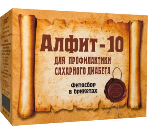 Фитосбор Алфит-10 Для профилактики сахарного диабета