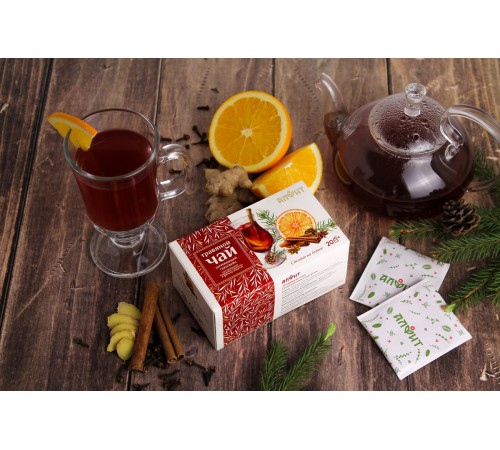 Гранулированный чай Согревающий глинтвейн, 20 фильтр-пакетов