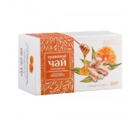 Травяной чай Имбирный с апельсином и мёдом, 20 фильтр-пакетов