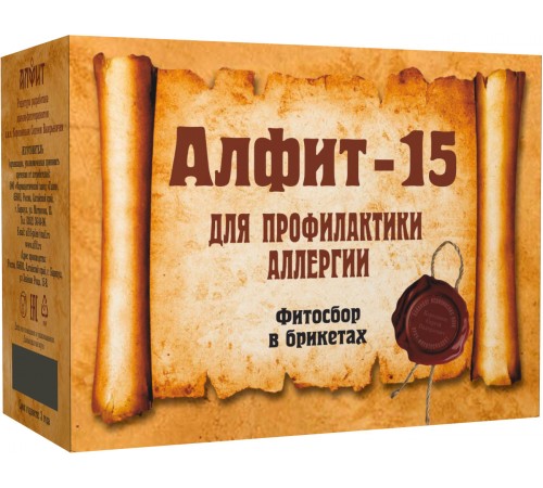 Фитосбор Алфит-15 Для профилактики аллергии