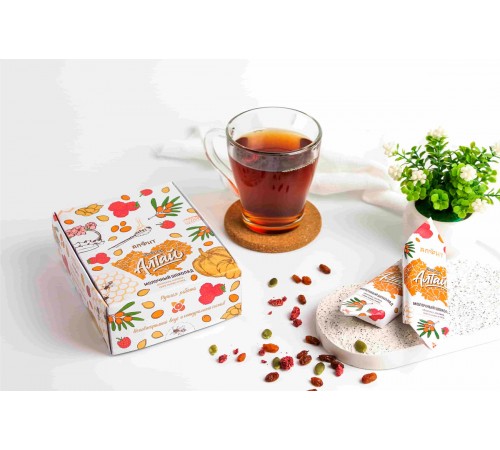 Конфета Любимый Алтай с молочным шоколадом, облепихой, малиной и семенами тыквы, 32 г (заказ от 9 штук)