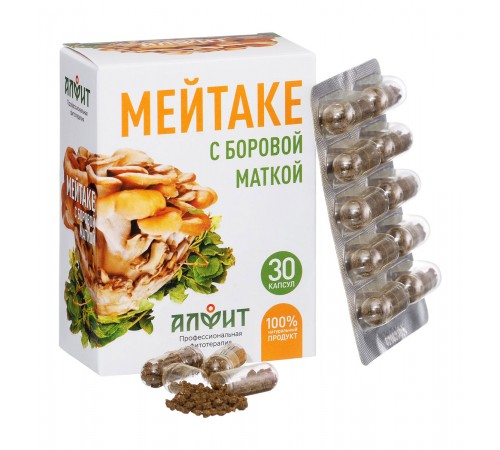 Мейтаке с боровой маткой, 30 капсул