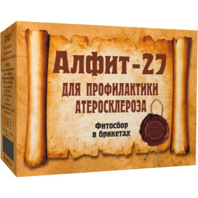 Фитосбор Алфит-27 Для профилактики атеросклероза