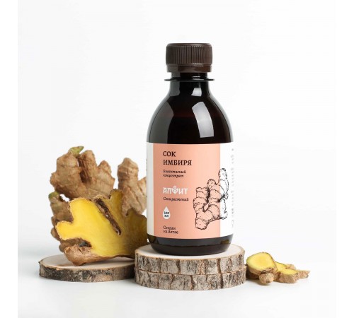 Сок имбиря на сиропе топинамбура, 200 мл