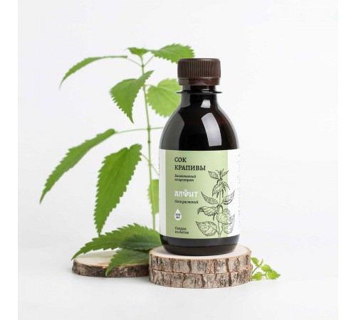 Сок крапивы на сиропе топинамбура, 200 мл