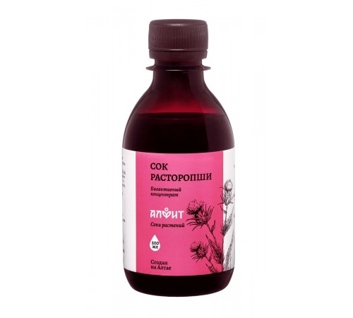 Сок расторопши на сиропе топинамбура, 200 мл