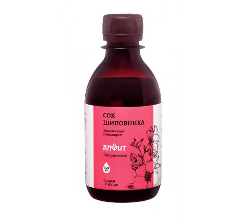 Сок шиповника на сиропе топинамбура, 200 мл