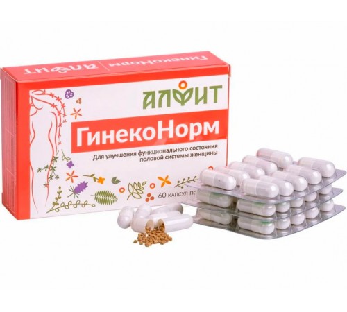 ГинекоНорм для женщин, 60 капсул