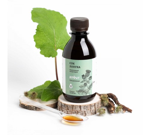 Сок лопуха на сиропе топинамбура, 200 мл