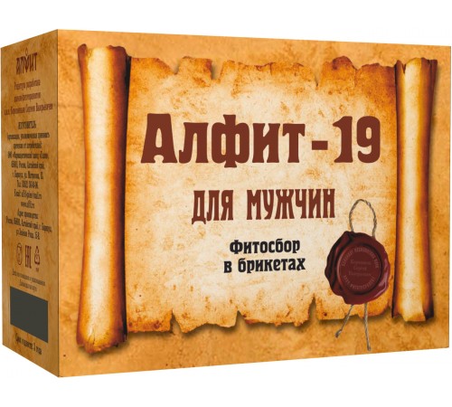 Фитосбор Алфит-19 Для мужчин