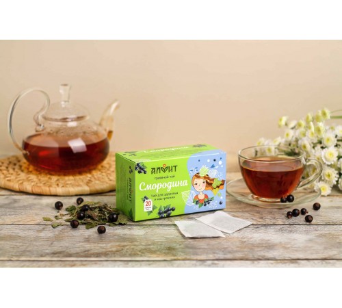 Смородиновый чай, 20 ф/пакетов
