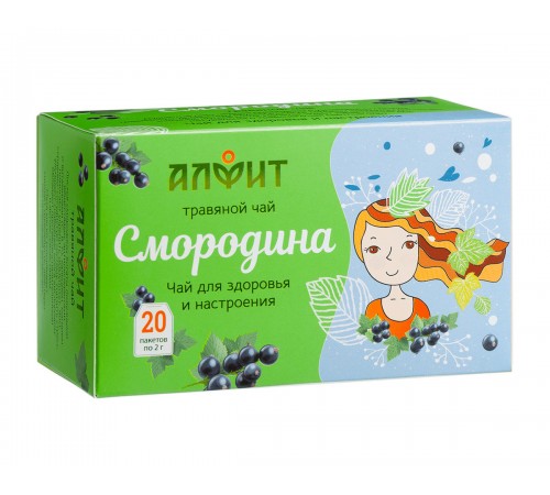 Смородиновый чай, 20 ф/пакетов