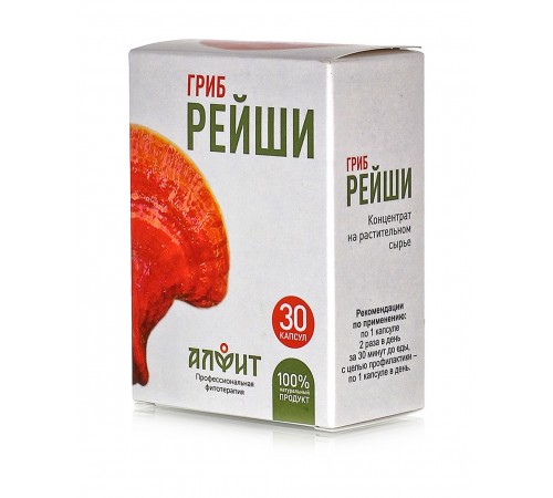 Гриб рейши, 30 капсул