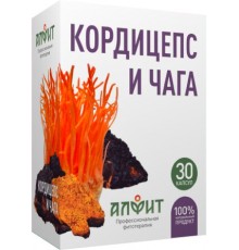 Кордицепс и чага, 30 капсул