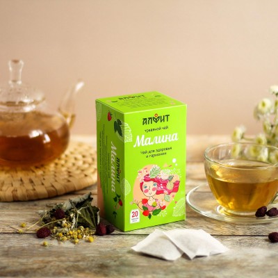 Малиновый чай, 20 ф/пакетов