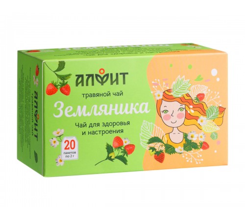 Земляничный чай, 20 ф/пакетов