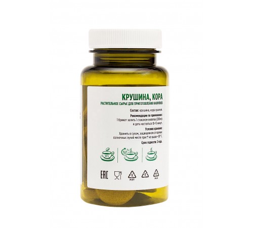 Кора крушины, 25 брикетов по 2 г
