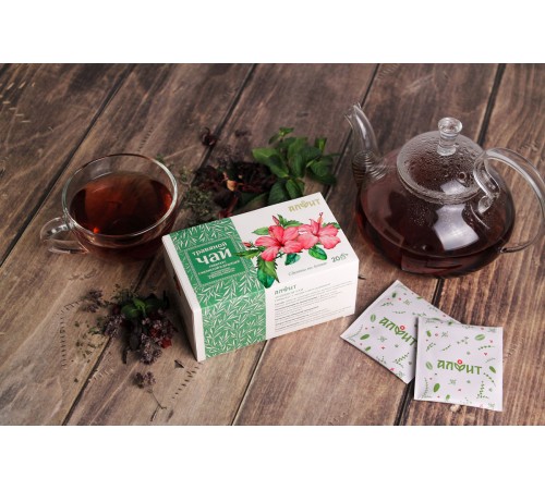 Гранулированный чай Гибискус с мелиссой и душицей, 20 фильтр-пакетов
