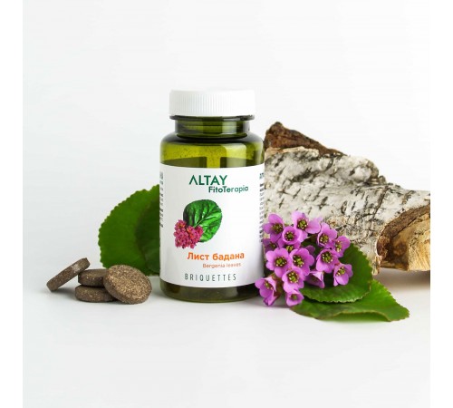 Бадана лист, 25 брикетов по 2 г