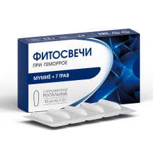 Фитосвечи Мумиё + 7 трав, 10 шт.