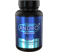 Andro force & power тестобустер Мужская сила и мощь, 60 капсул
