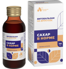 Фитобальзам на фруктозе Сахар в норме, 100 мл