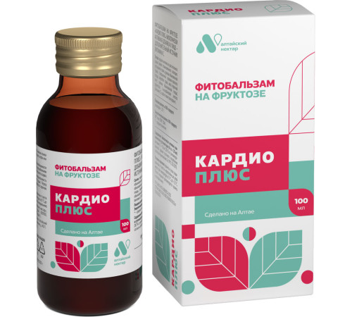 Фитобальзам на фруктозе Кардио плюс, 100 мл