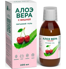Гель питьевой Алоэ вера с вишней, 200 мл