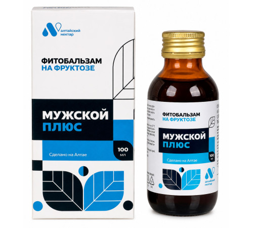 Фитобальзам на фруктозе Мужской плюс, 100 мл