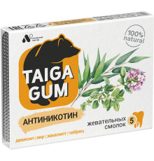 Смолка Taiga Gum Антиникотин, 5 штук