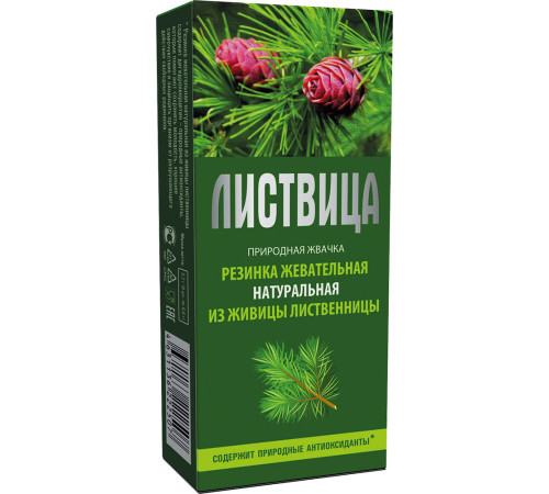 Смолка Листвица  из живицы лиственницы, 4 штуки