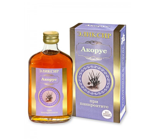 Эликсир на фруктозе Акорус при панкреатите, 250 мл
