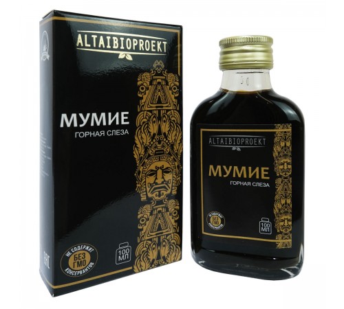 Мумиё натуральное алтайское Горная Слеза сироп, 100 мл